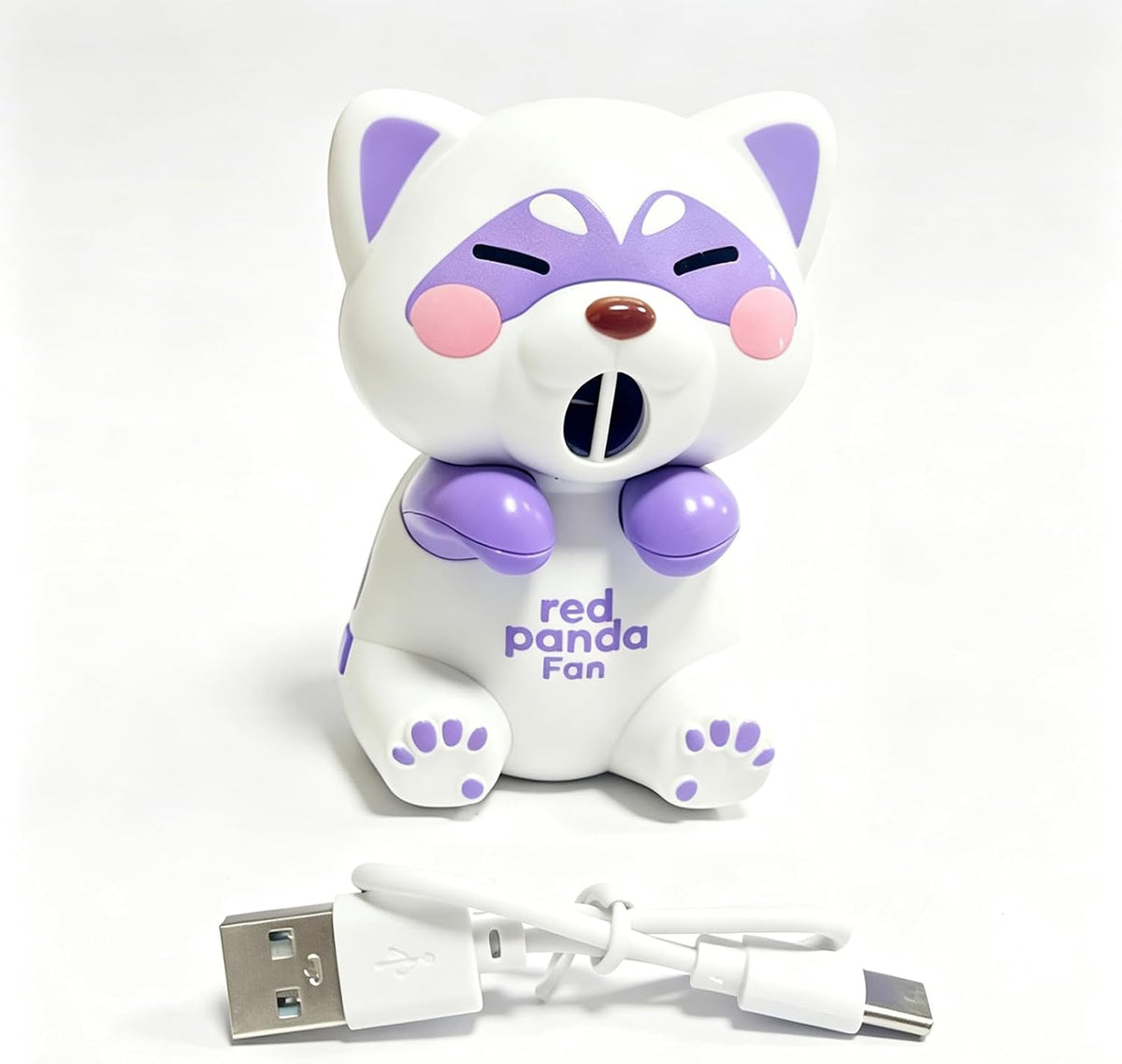 Cooling Clip-On Mini Fan 3 Speed Hands Free Food Cooling (Panda) (StyleB)