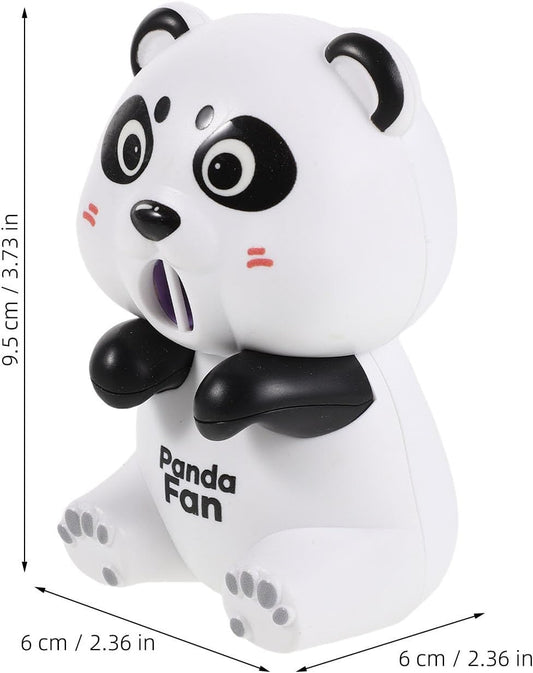ibasenice Panda Clip On Mini Fan for Cup & Bowl, Portable Cooling Gadget