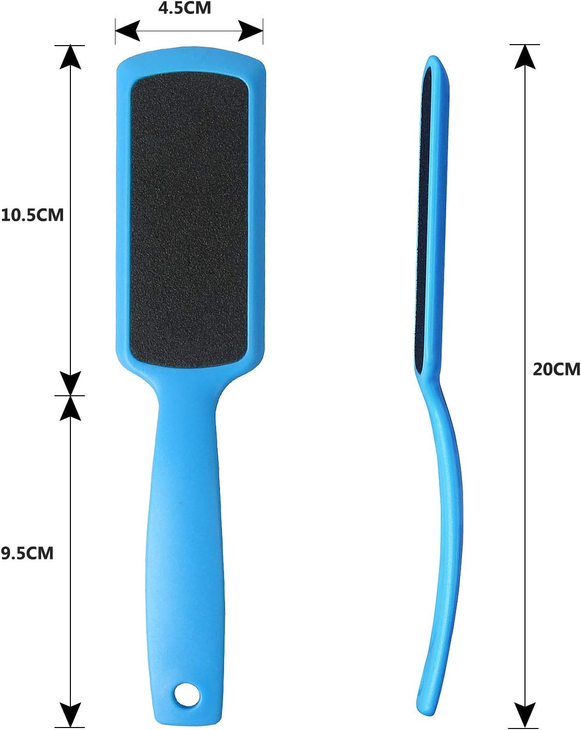 Fu Store Pedicure Foot Files Callus Remover with Double Sided Feet Rasp for Dead Skin Professional Scrubber for Feet (3 Pack)