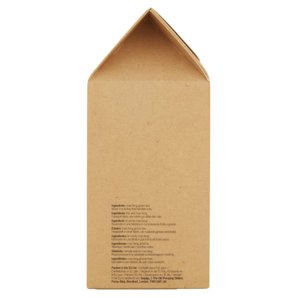 teapigs, Mao Feng Green Tea, Made with Whole Leaves, Whole Leaf Tea Temples, 50 Count, Pack of 50, Delicate, Peachy & Smooth