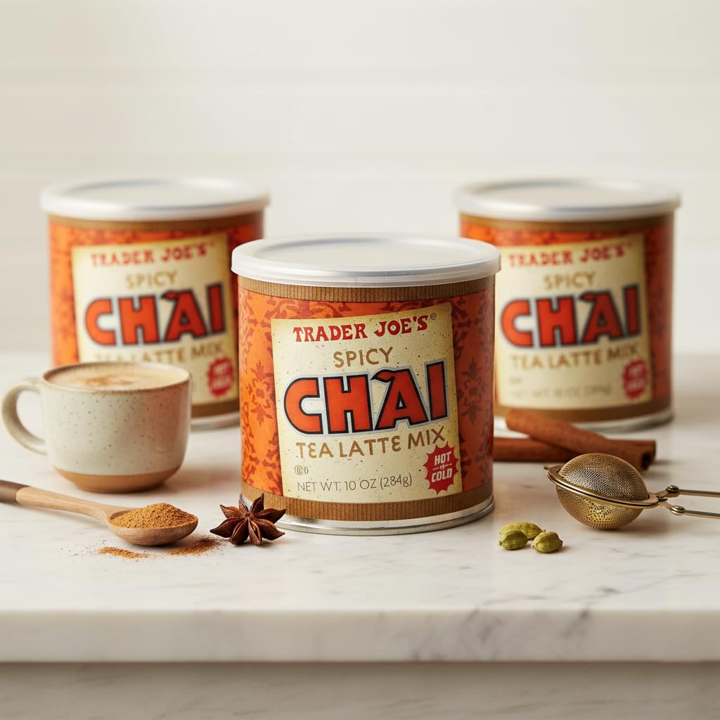 Trader Joe´s Spicy Chai Tea Latte Mix 10. Oz (1pack) Kosher