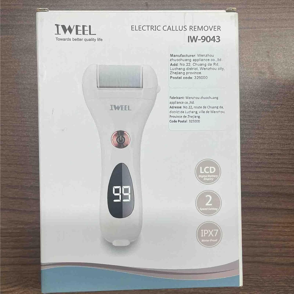 Callus Remover for Feet Shaver Rechargeable Electric Foot File Pedicure Tools for Feet Professional Callous Shaver Waterproof Pedicure kit for Cracked Heels and Dead Skin