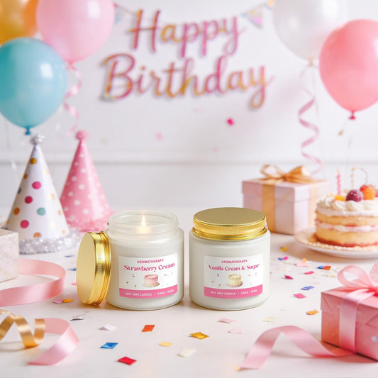 Scented Candle Gift Set, Soy Candles for Women, Sleep Candles for Home Scented, 2 Pack Aromatherapy Candle for Relaxing, Sleep, Stress Relief & Home Decor