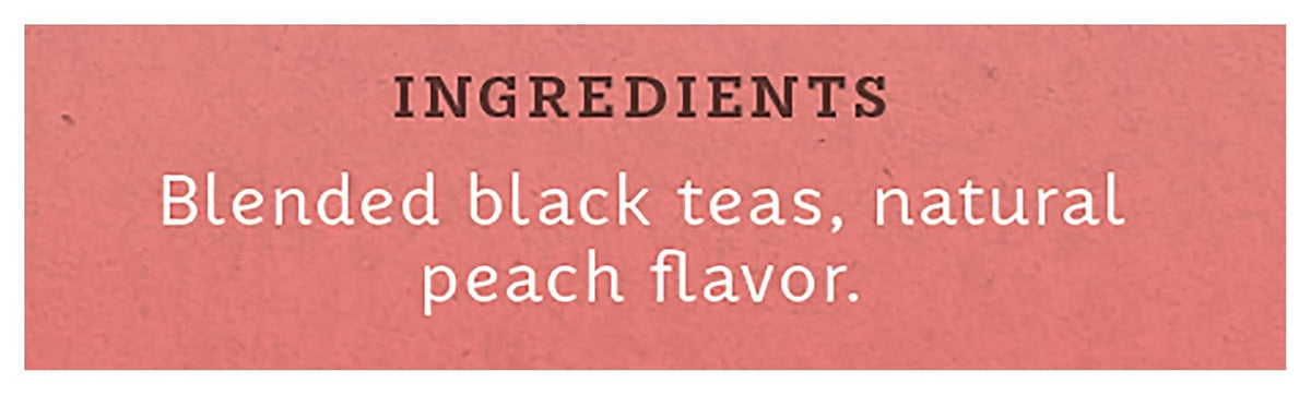 STASH Peach Black Tea, 100 Bags Bulk Pack, Caffeinated