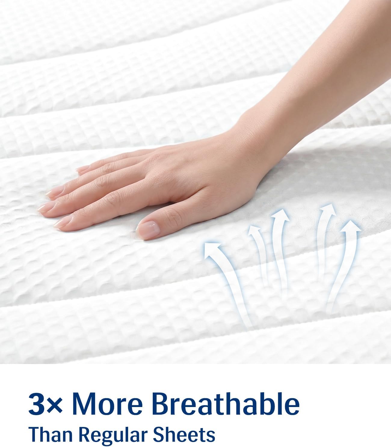 Elegear Cooling Mattress Pad King, Upgraded Arc-Chill® 3.0 + PCM Cooling, Stay Cool All Night, Breathable & Soft, Deep Pocket 18", Washable Mattress Protector for Hot Sleepers, Gray