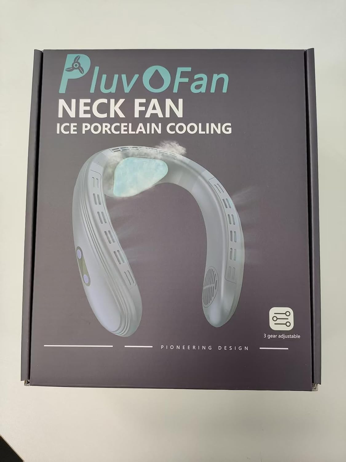 Neck Fan Back-Windy 6000mAh with Cooling Plate Bladeless Portable