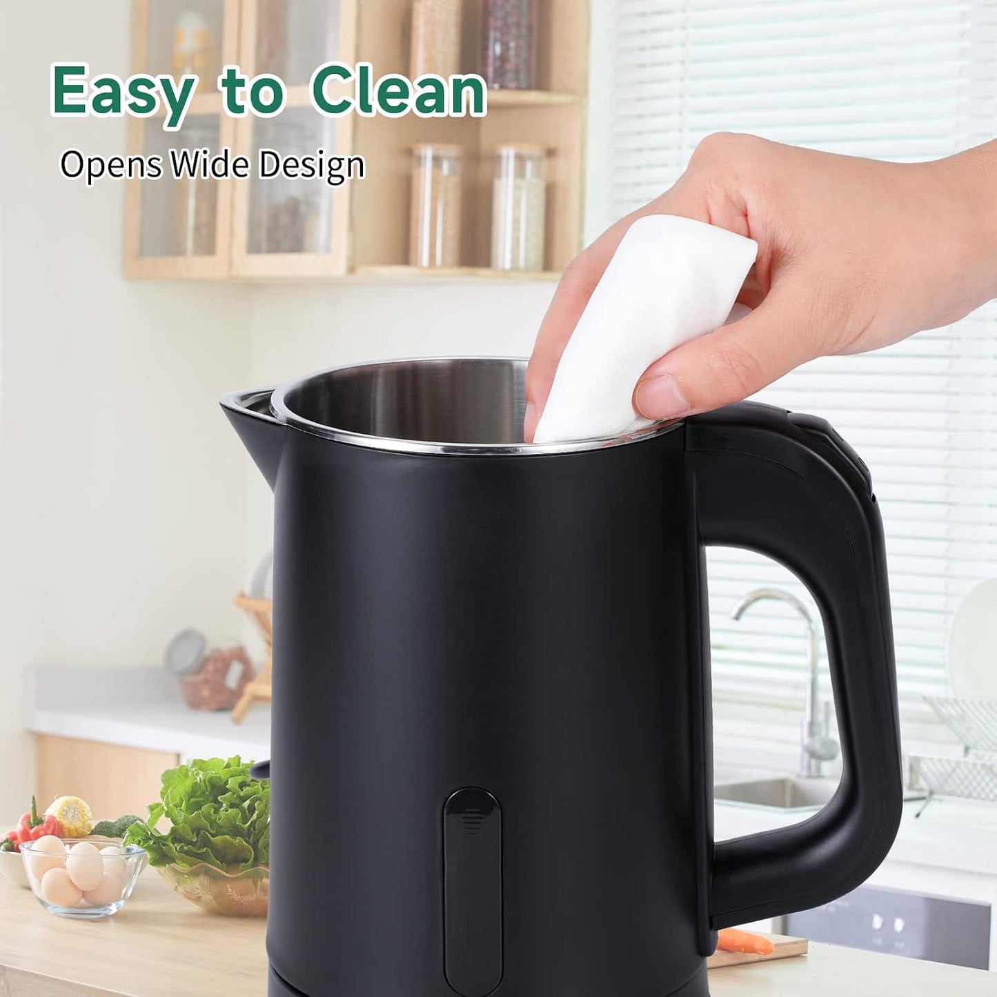 0.8L Small Travel Electric Tea Coffee Kettle
