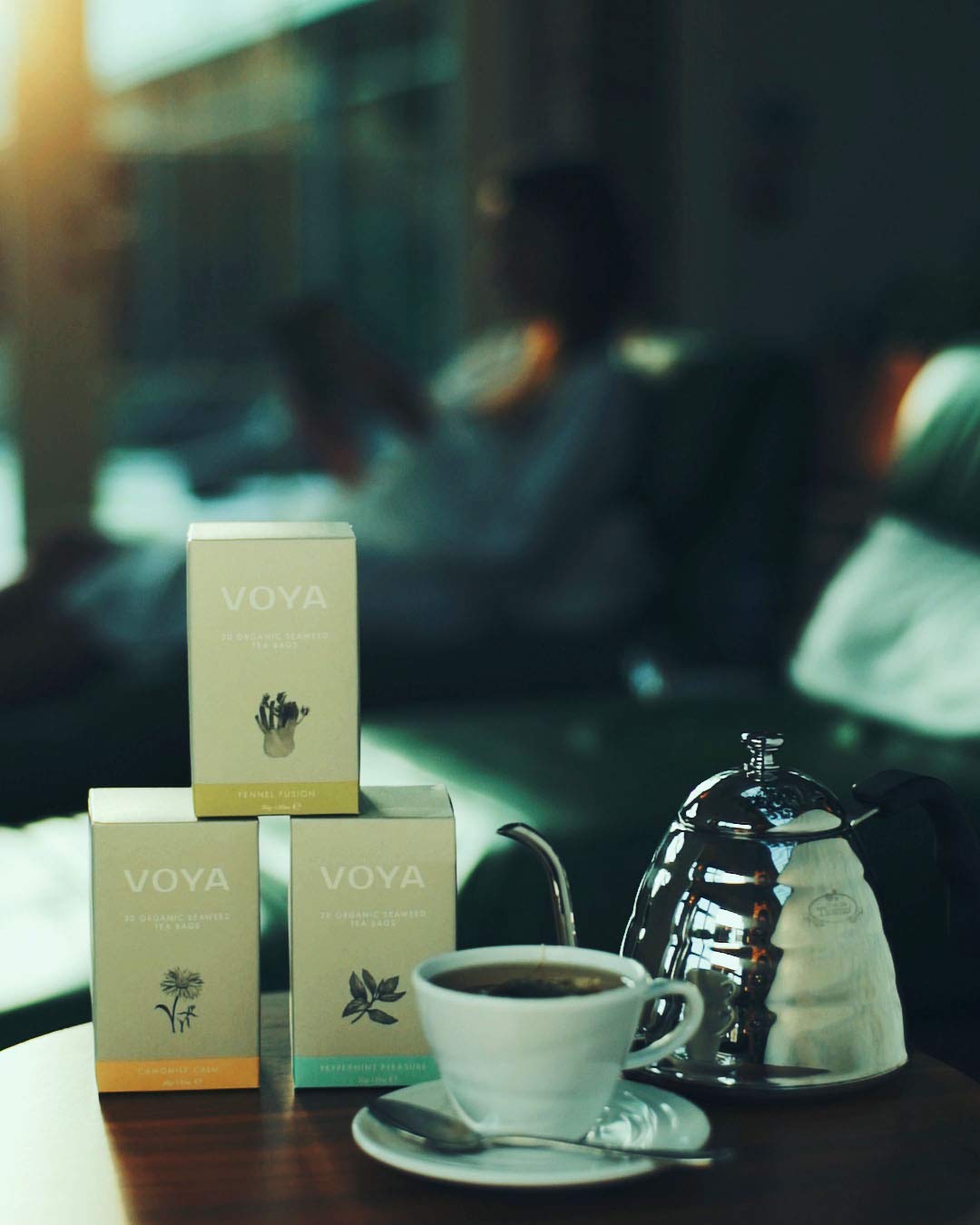VOYA Fennel Fusion Organic Seaweed Tea, 20 Infusion Bags, 1.06oz