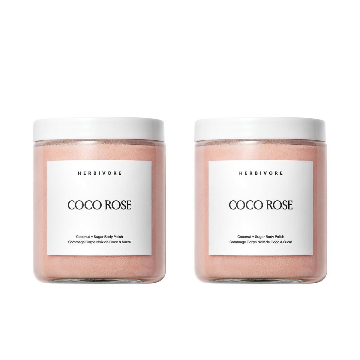 HERBIVORE Coco Rose Body Scrub | Exfoliating, Coconut & Shea, 8 oz