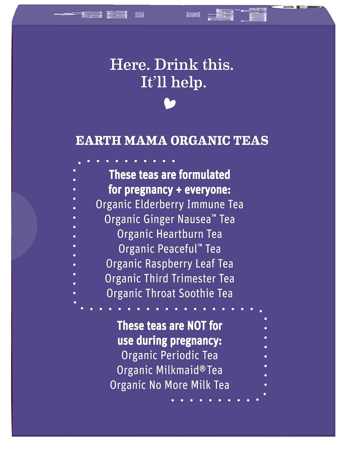 Earth Mama Organic Elderberry Immune Support Tea with Echinacea | Safe For Pregnancy, Breastfeeding, Postpartum, Kids and Family Essentials, Decaf Tea with Ginger & Rooibos, 16-Count (3-Pack)
