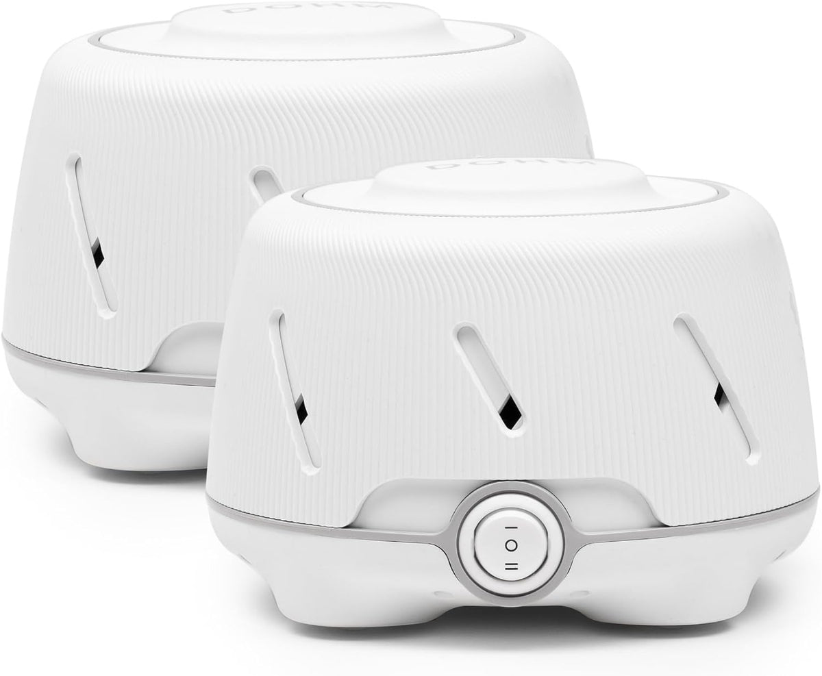 Yogasleep Dohm (White/Gray) The Original White Noise Machine, Relaxing Natural Sound from a Real Fan, Sleep Aid & Noise Cancelling for Adults & Baby, Office Privacy & Meditation, Baby Registry