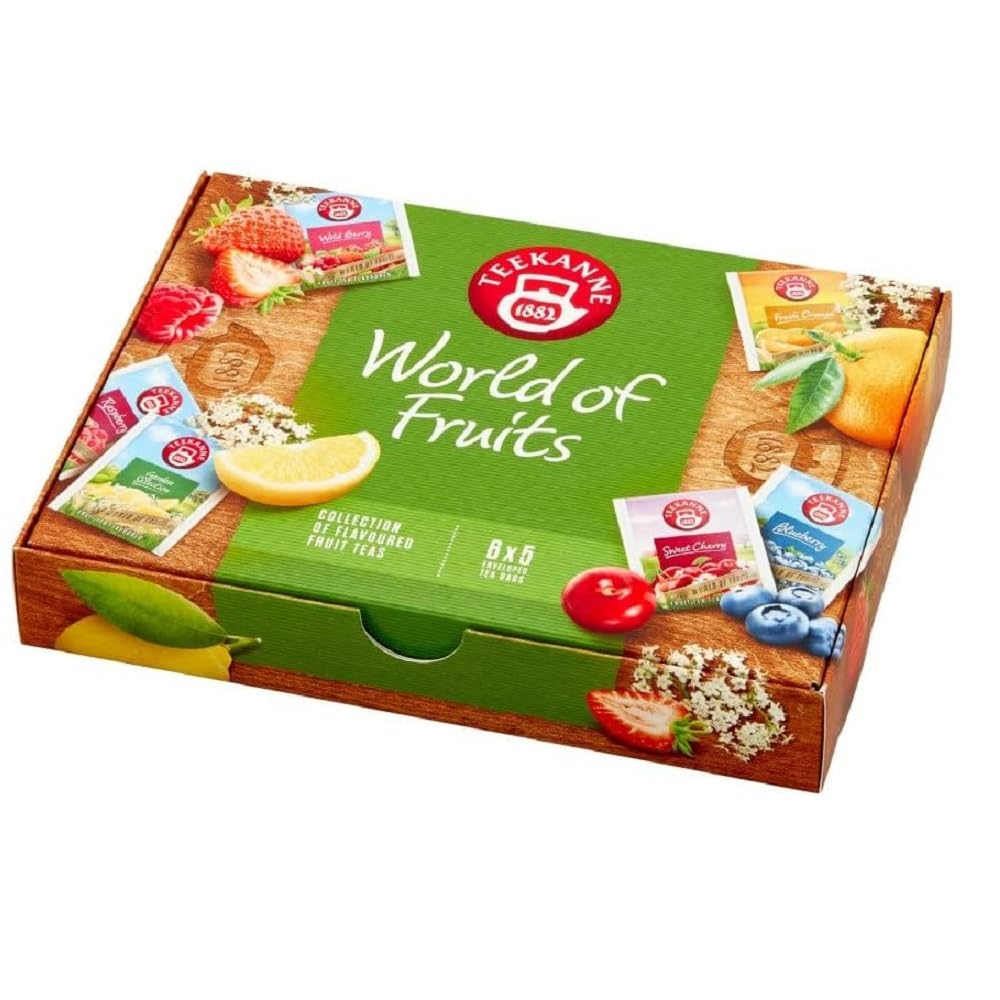 Teekanne World of Fruits Fruit Tea Selection Box 6 Flavours 5 Teabags of Each 2022
