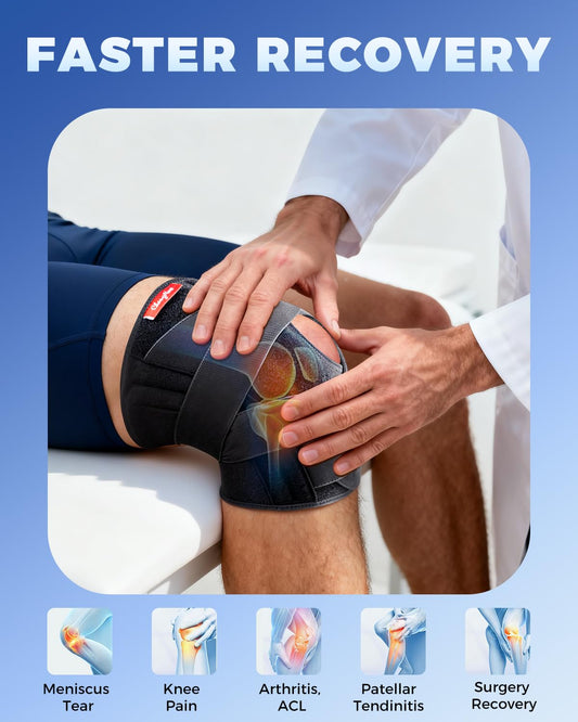 Medical Knee Brace for Women & Men,Knee Support with Side Stabilizers