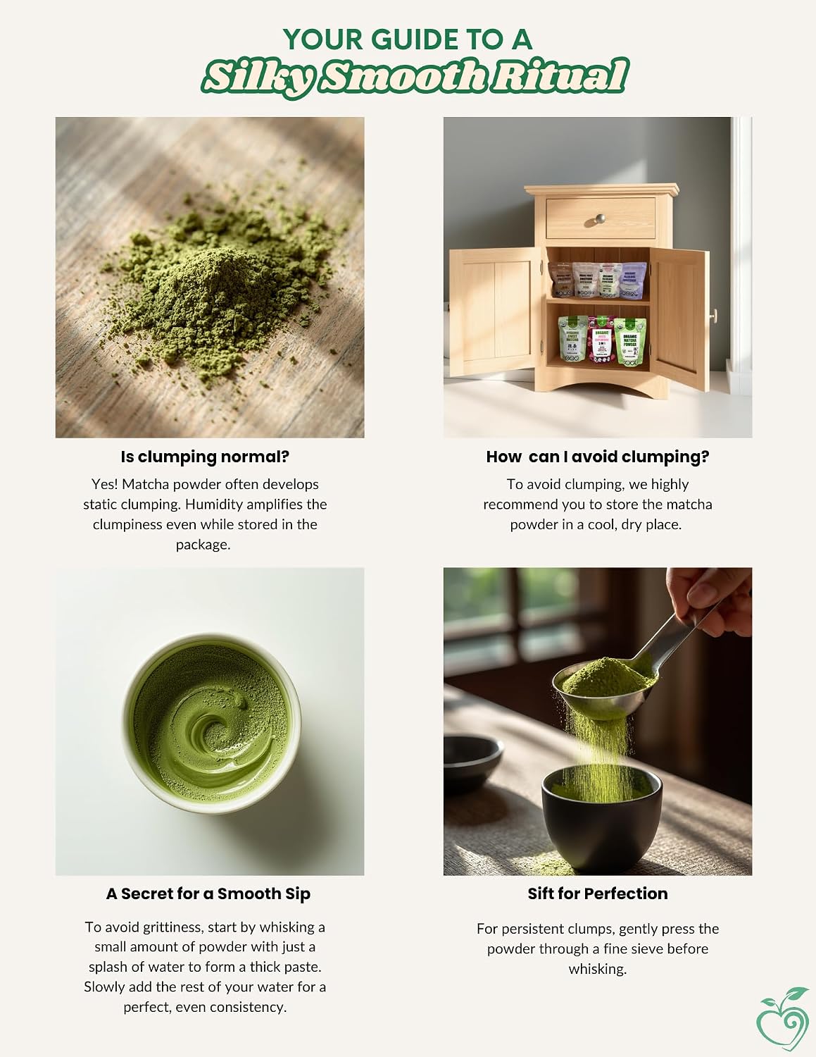 Organic Sweet Matcha Green Tea Powder - Cafe Style Blend by Cherie Sweet Heart - 16oz, Vegan & Gluten-Free, Rich in Antioxidants, Perfect for Lattes, Smoothies & Baking