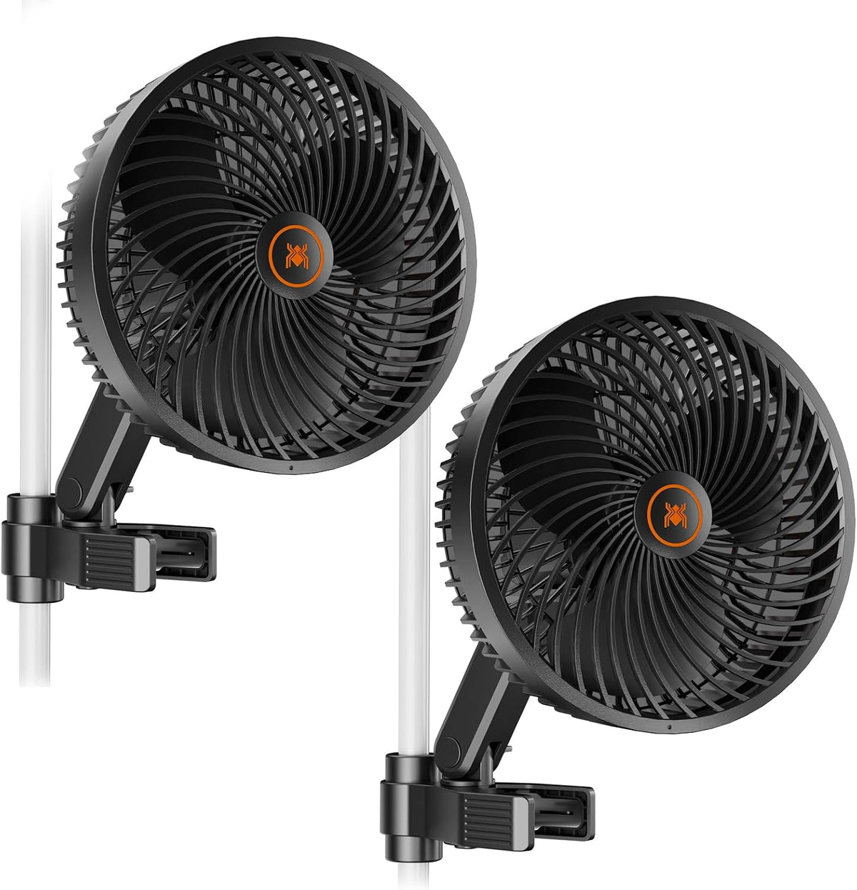 Spider Farmer 6" Grow Tent Clip Fan, EC Motor, 10-Level Oscillation, 1-Pack