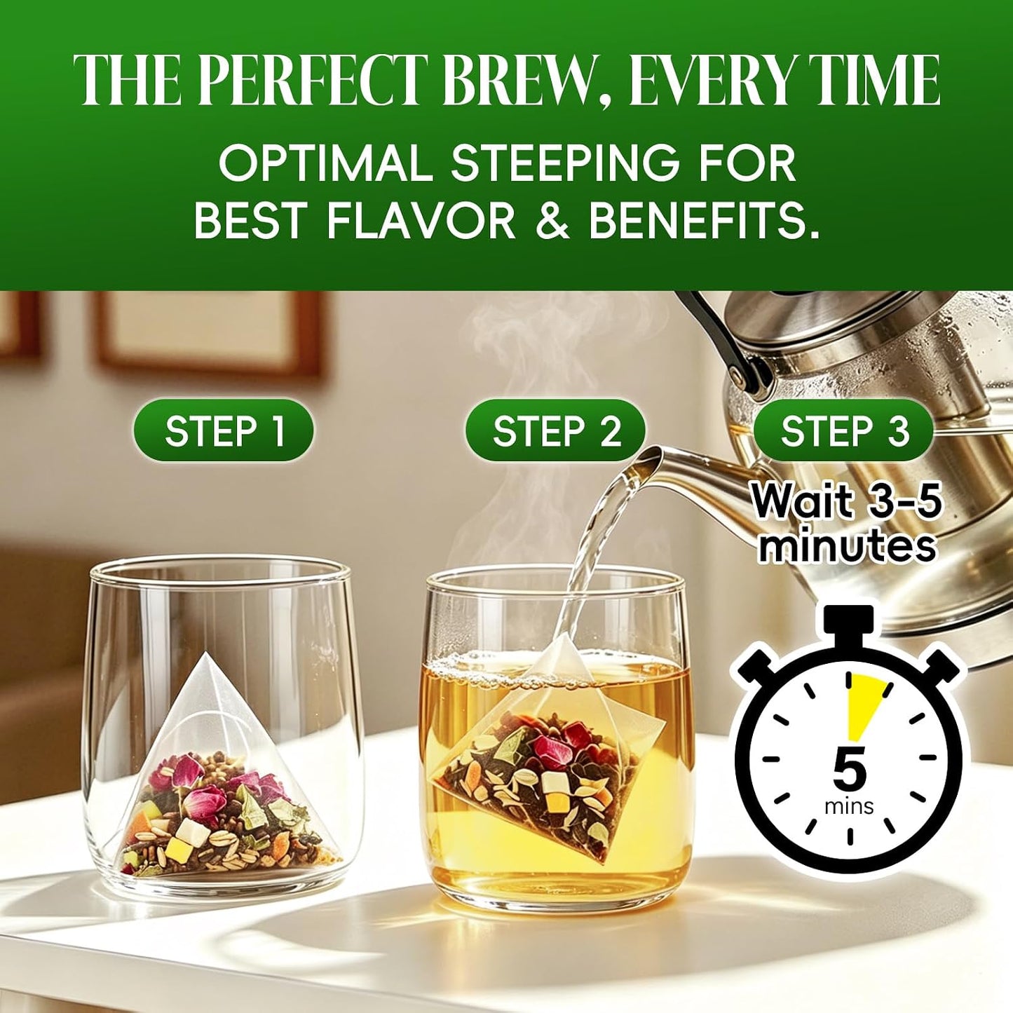 Dr. Siana Dandelion Root Tea Bags,Burdock Root Tea & Green Tea,5g x 30 Teabags - Premium Natural Herbal Tea, Support Digestive Function