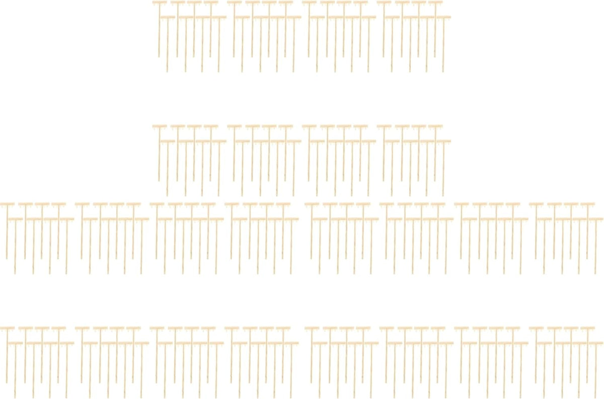 Garneck 64Pcs Mini Zen Garden Rakes Bamboo Sand Rake Set for Desktop Trays