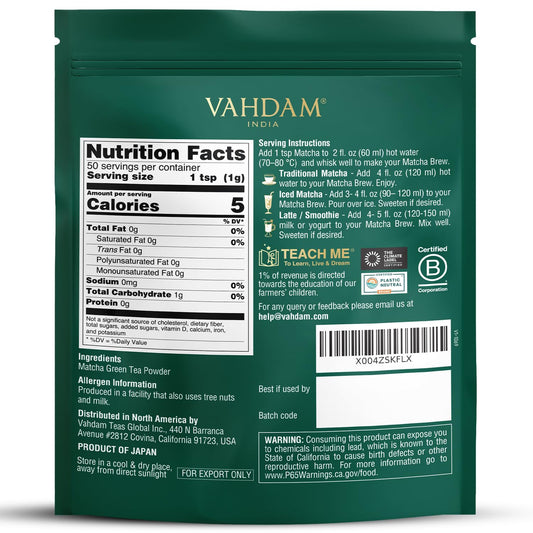 VAHDAM, Turmeric Ginger Herbal Tea (50+ Cups, 3.53oz) Caffeine Free | 100% Pure Herbal Blend - Savory & Spicy | Vacuum Sealed | Direct from Source