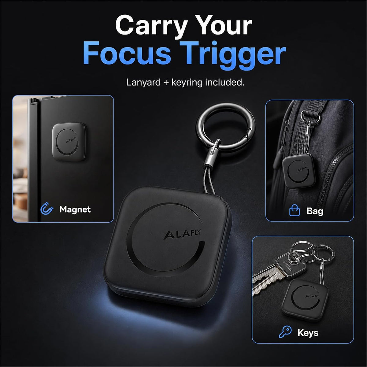 Phone Access Blocker Device - Subscription-Free Magnetic Focus Device for iPhone & Android - Strict Mode App Blocker to Reduce Screen Time & Distractions - Improve Focus & Productivity for Work, Study
