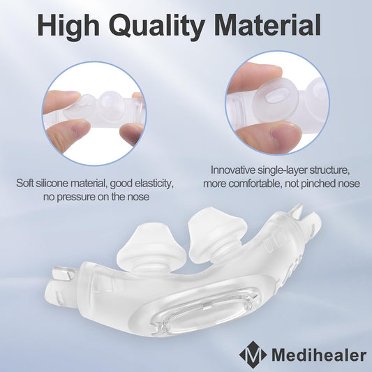 2 Packs Replacement P30i Pillow Cushion(M) for Airfit P30i| Including 2 Pcs Cushion for P30i,Washable and Reusable&Comfortable and Super Soft, Great-Value Supplies by Medihealer