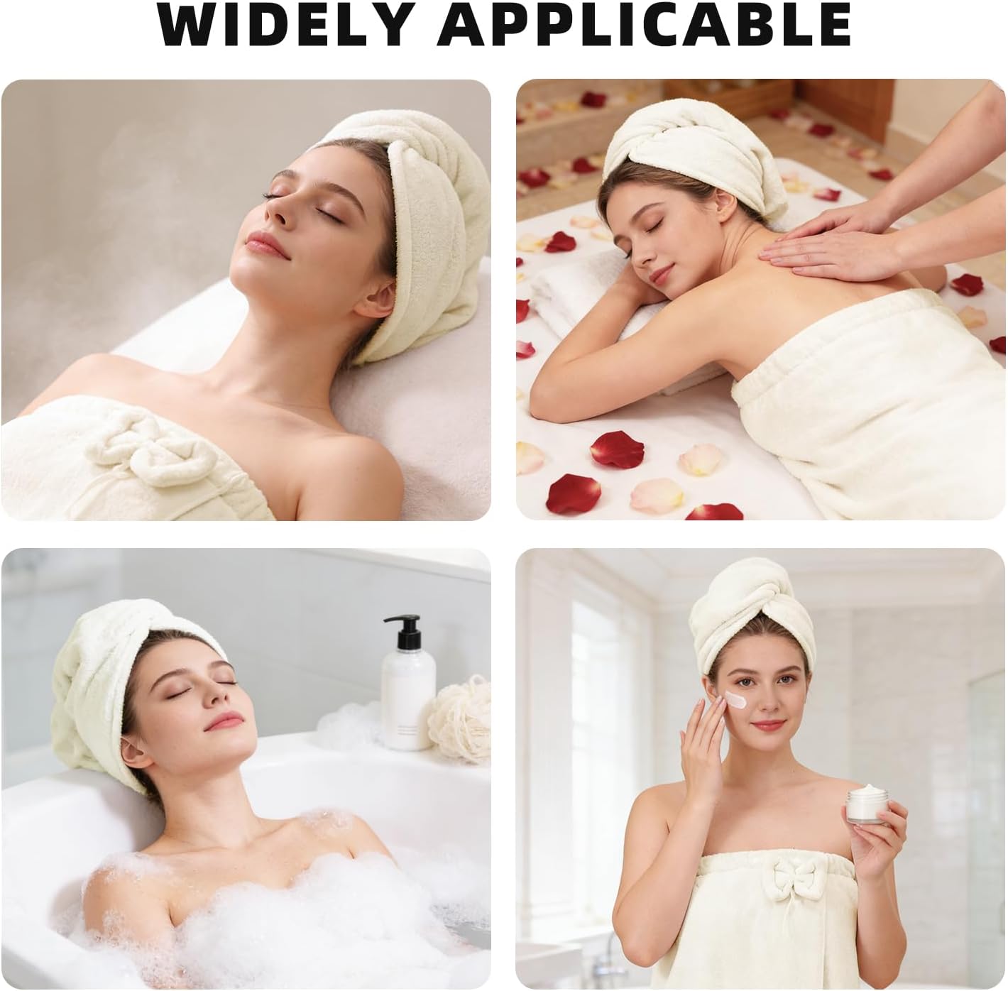 Towel Wrap for Women, Women'S Soft Wrap Towel Full Length,Bath Robe After Shower Female Plush Long,Spa Bathrobes Lightweight
