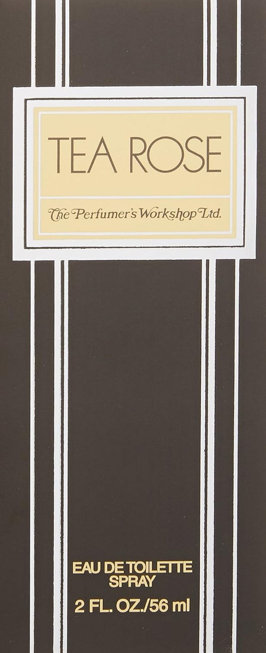 Tea Rose By Perfumers Workshop For Women. Eau De Toilette Spray 2.0 Oz.