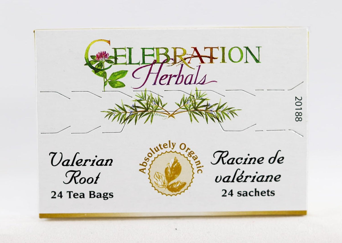 Celebration Herbals Tea Valerian Root Organic -- 24 Herbal Tea Bags