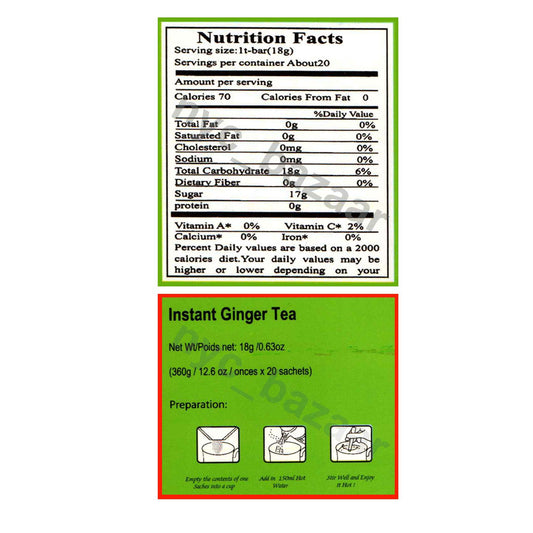 West Indian Select Honey Ginger Tea (20 Sachets) 18 G/0.63oz