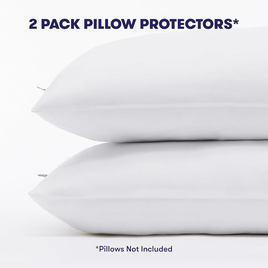 Serta Power Chill Cooling Pillow Protectors, King (2 Pack)