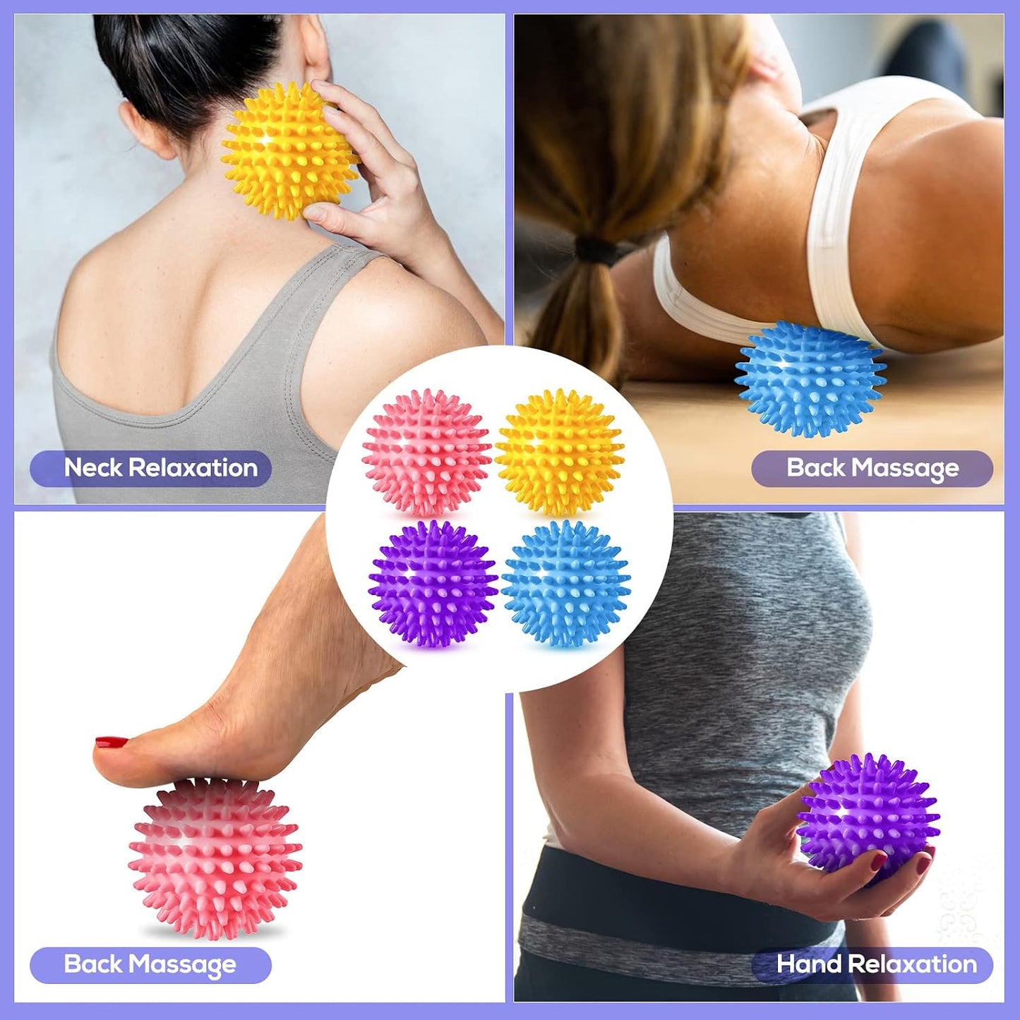 8 Pcs Balance Disc Set with Hand Pump, Wobble Cushion, 3 Balance Pods & 4 Spiky Massage Balls, for Sensory child, Balancing Training, Physical Recovery, Exercise, Adults, Dogs