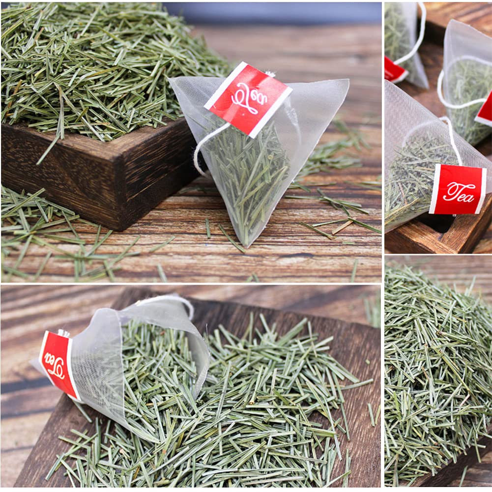 Wild Dried White Pine Needle Tea- 40 bags, 4g/bag- 100% Natural Pure Pine Needles Herbal Tea - Caffeine free- Cut & Sifted- Non-GMO