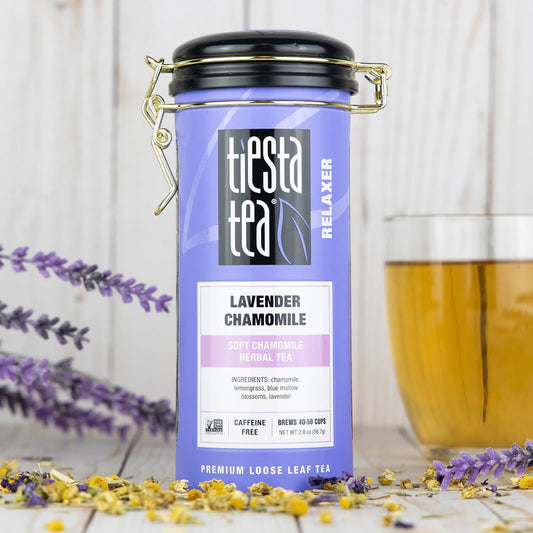 Tiesta Tea Lavender Chamomile, Loose Leaf Calming Herbal Tea Blend, 2oz