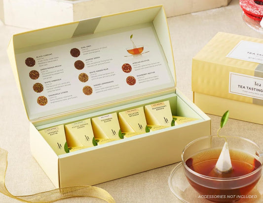 Tea Forte Tea Sampler, 10 Pyramid Infuser Bags, Premium Tea Gift Set