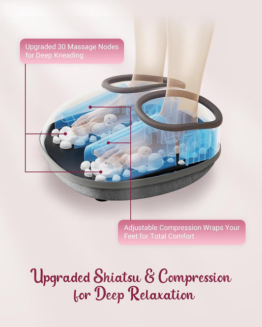 Shiatsu Foot Massager with Heat, FSA Eligible HSA
