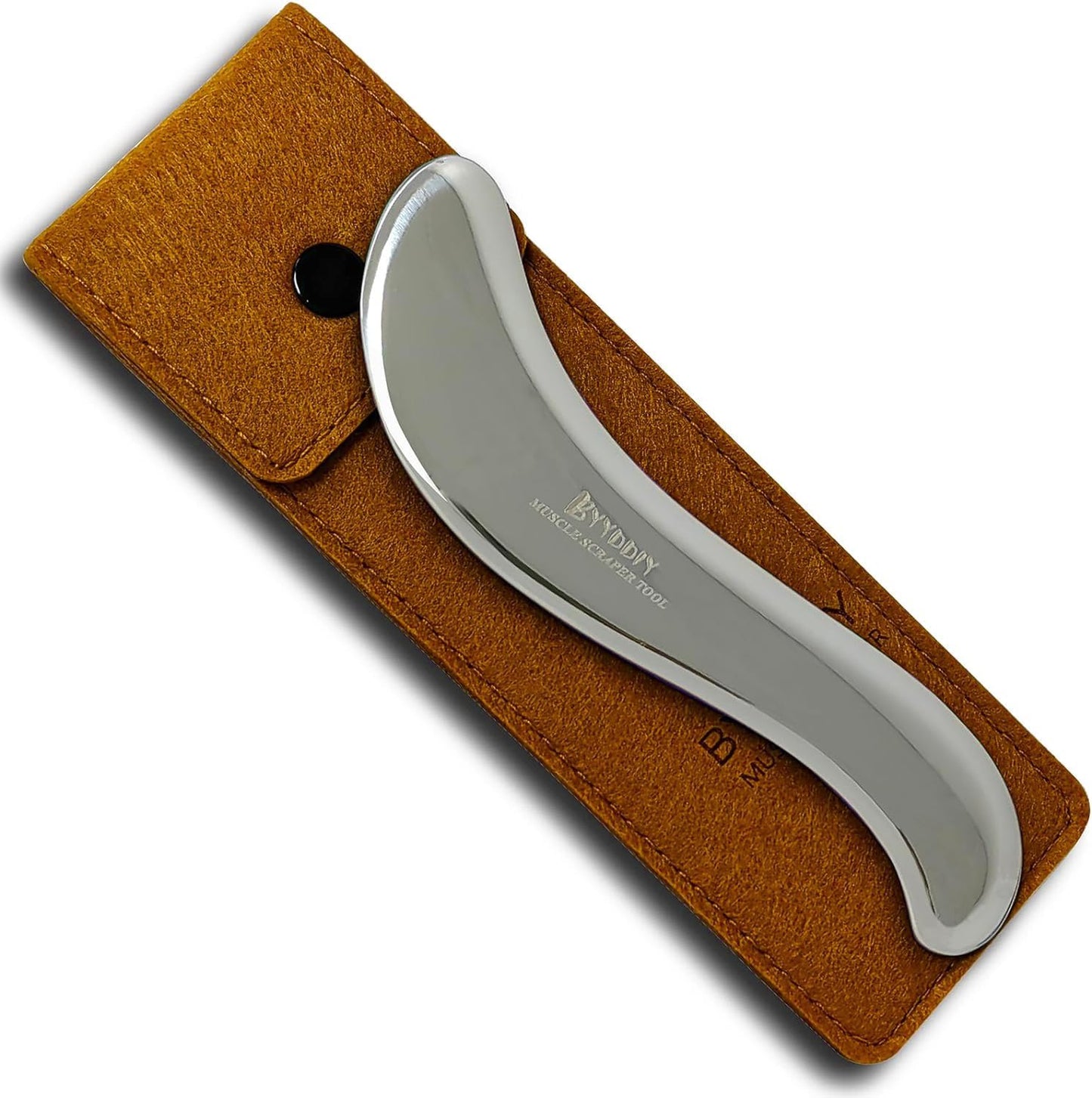 BYYDDIY Non-Magnetic 304 Stainless Steel Gua Sha Muscle Scraper Tool for Scar Tissue,Muscle Scraping Tool for Massage Scraper,IASTM Tools for Physical Therapy, Soft Tissue Massage