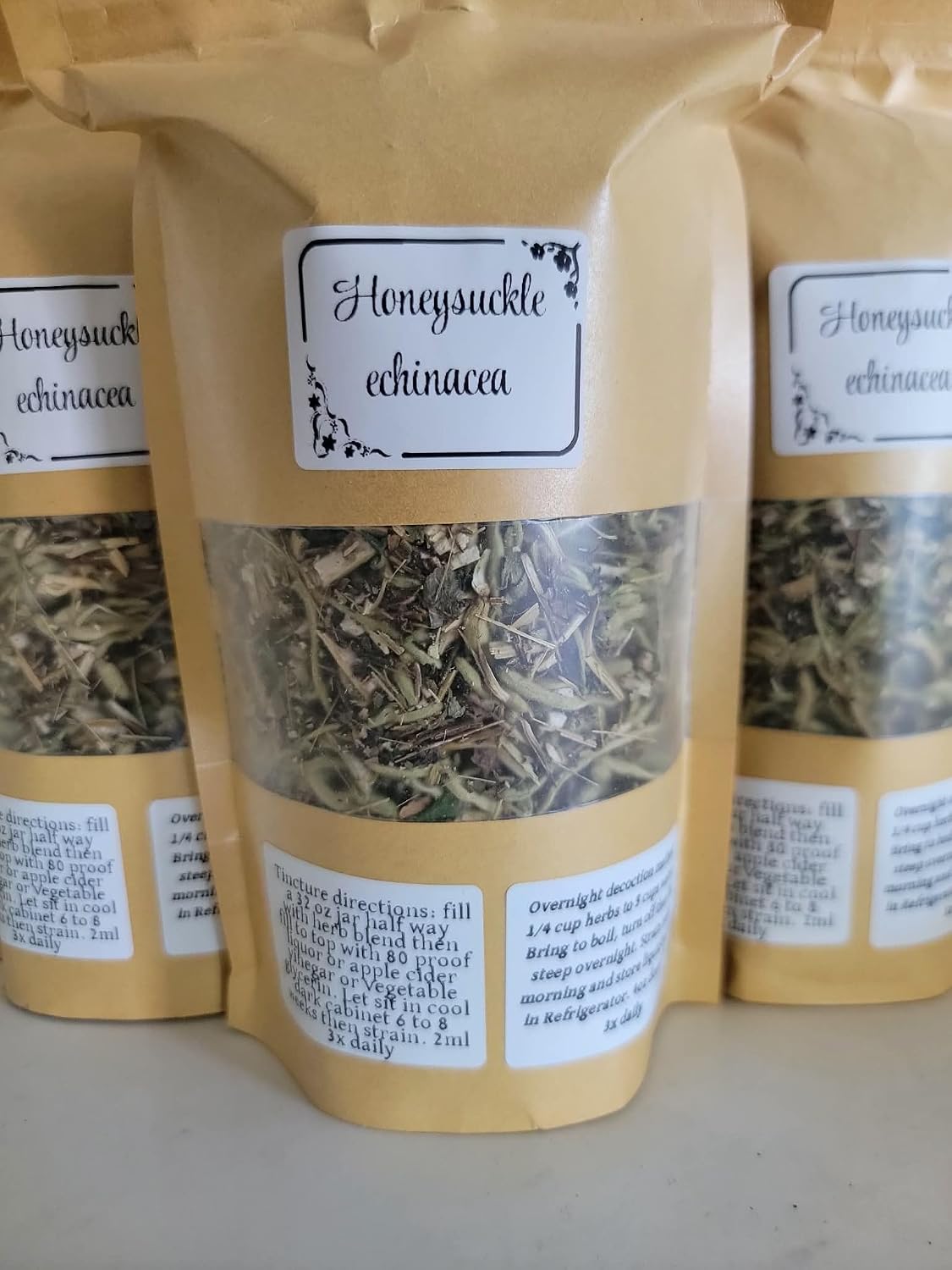 Emerald Boa Apothecary Honeysuckle Echinacea Herbal Tea - Small, 1 Count, Caffeine Free, Vegan, Allergen Free