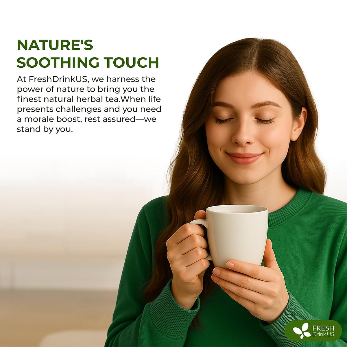 FreshDrinkUS, Premium 30 Tea Bags Glucose Functional Tea – Herbal Blend with Gymnema, Cinnamon, Bitter Melon, Tulsi & More –– Caffeine-Free. Sugar-Free. Gluten-Free. Vegan