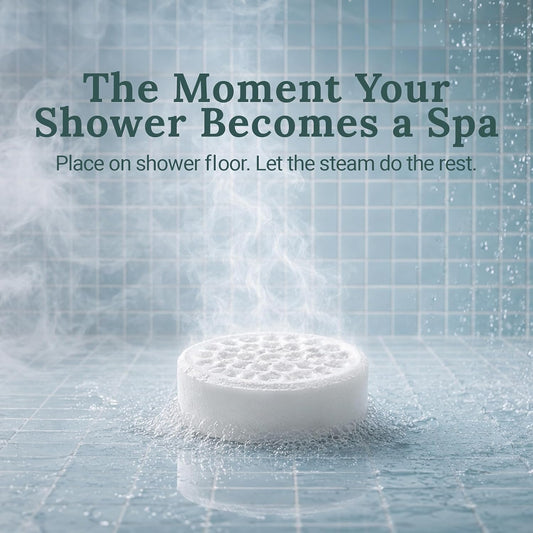 Shower Steamers Aromatherapy Made in USA Lavender & Rosemary 100% Essential Oils Stress Relief, Birthday Gifts for Women Men Teens Adults (Relax Deeply)