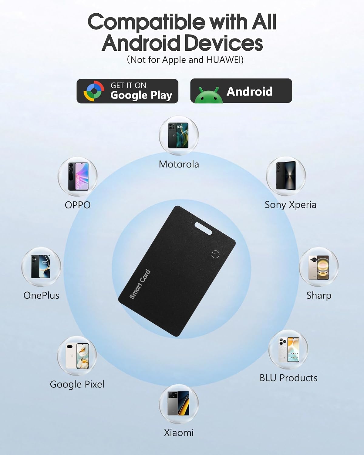 Zoilytech Wallet Tracker Card for Android 2 Pcs,Rechargeable Wallet Finder, Thin and Light Smart Card IP68 Waterproof GPS Tracker Item Locator for Find Hub App(Android Only)