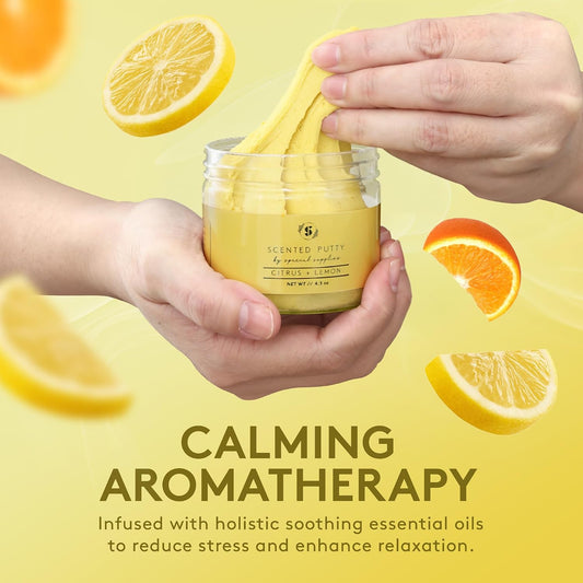 Special Supplies Scented Therapy Putty Dough - Infused with Pure Essential Oils for Aromatherapy and Meditation- Relaxation Gifts for Kids and Adults - Non-Stick (Refreshing Mint (4.5 oz))