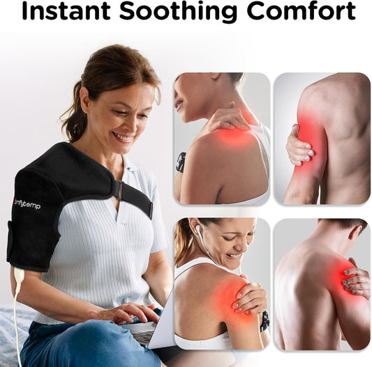 Comfytemp Shoulder Heating Pad for Men Women, S/M