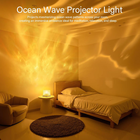 Ocean Projector for Bedroom, Ambient Lighting with Remote for Room Decor