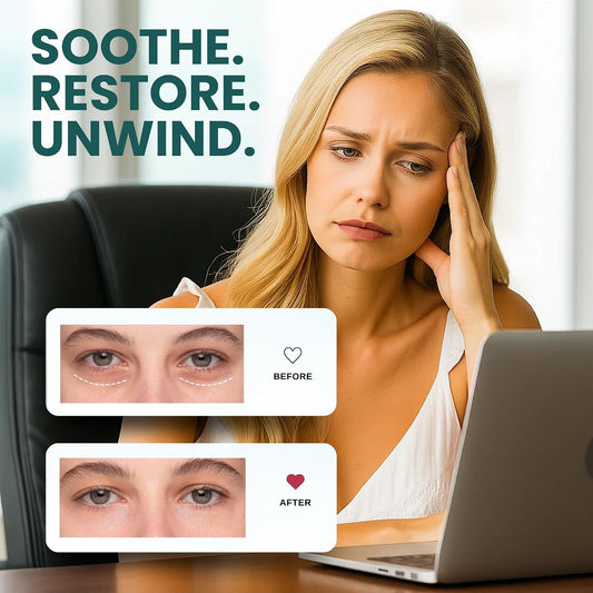 Heated Eye Mask – Cordless Electric Warm Eye Compress for Dry Eyes, Stye & Eye Strain Relief – 4 Heat Settings, Rechargeable, Light-Blocking, Blackout, Washable Cover (Sunset Rose)