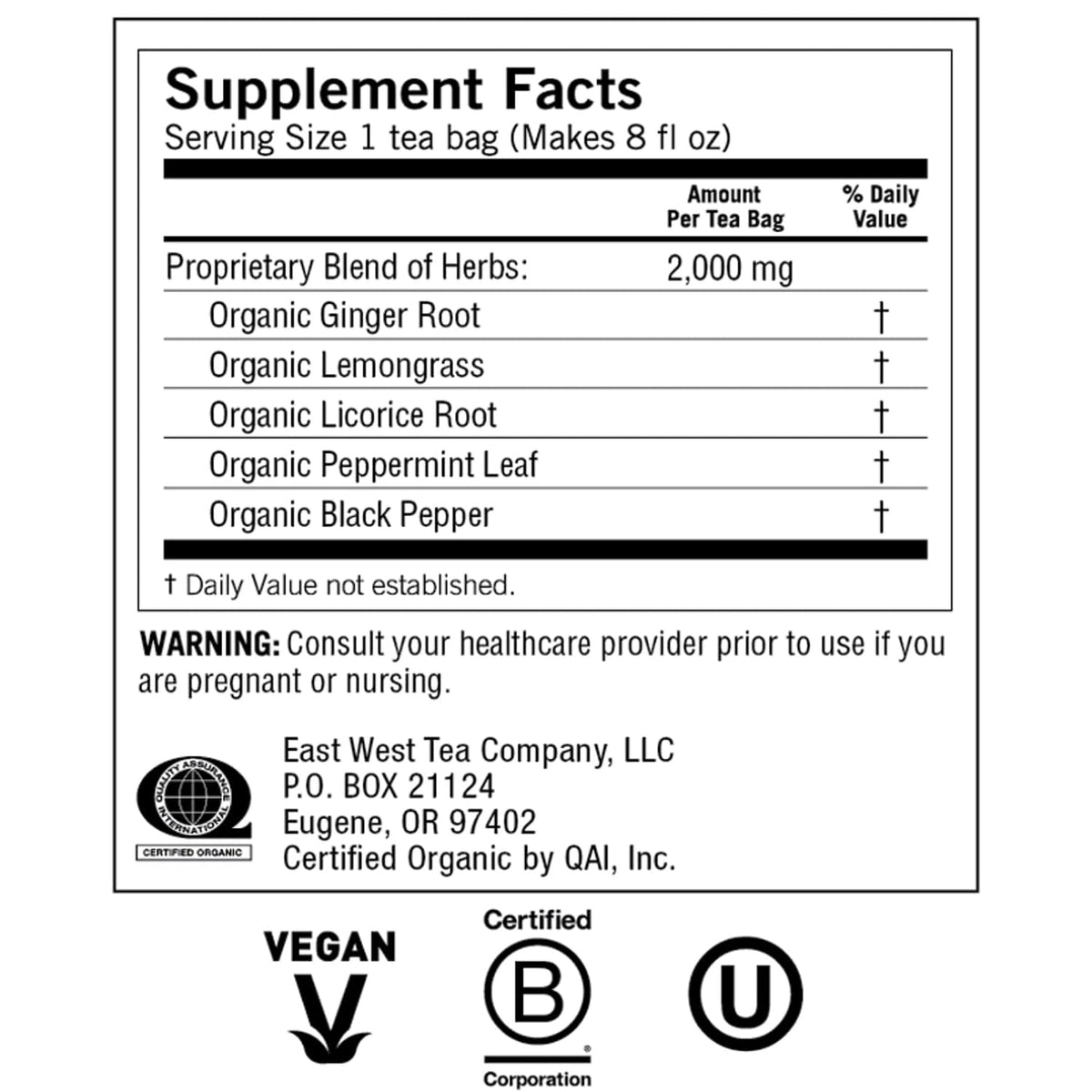 Yogi Tea Organic Ginger Tea, 16 Bags, 1.12 oz