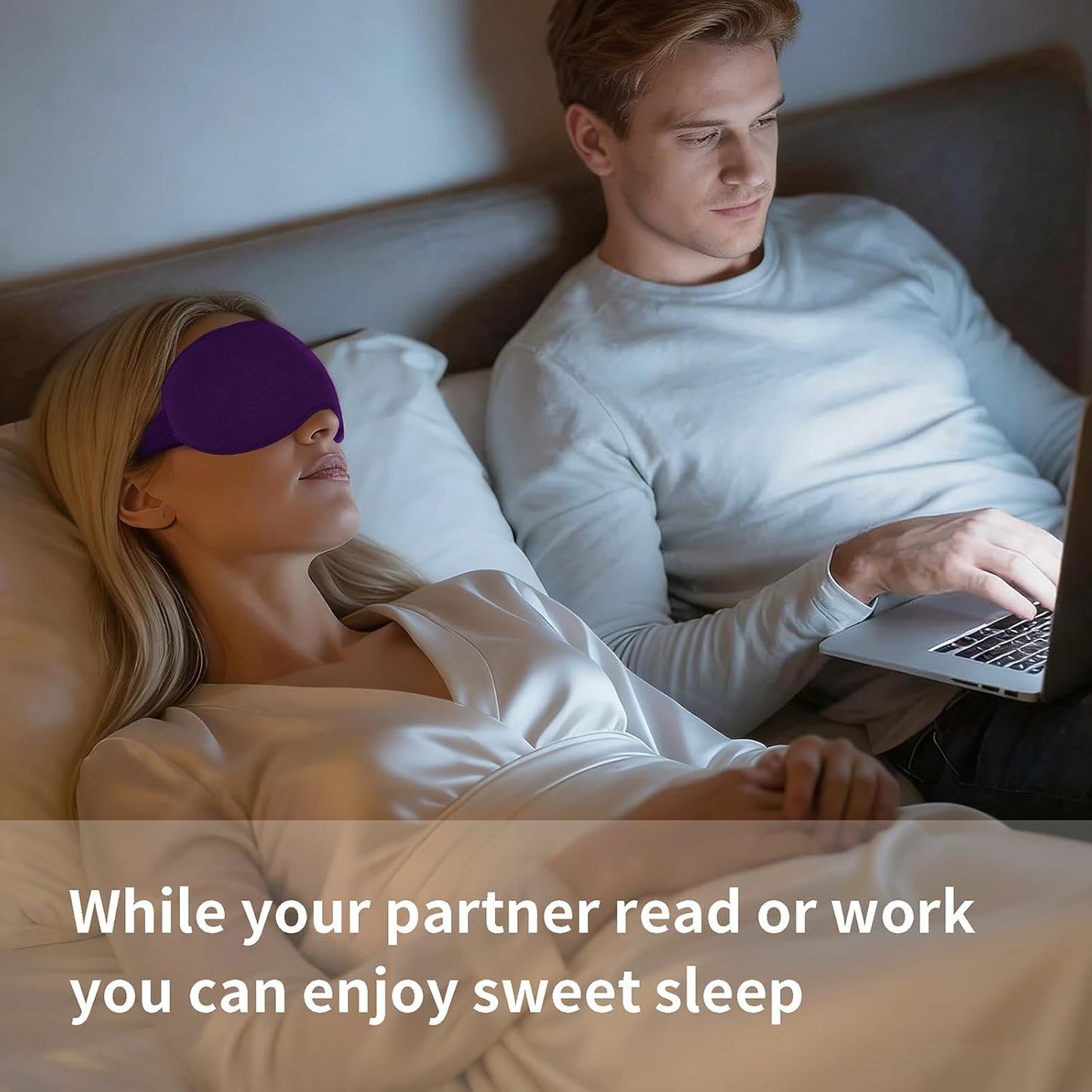 Sleep Mask for Side Sleeper Women Men,Blackout Eye Masks for Sleep,3D Contoured Sleeping Mask,Breathable Adjustable Eye Cover Blindfold with lash Extensions for Trave,Nap,Night Work,Black