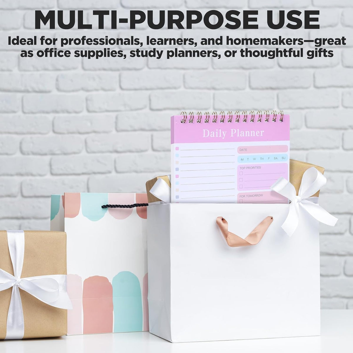 20-Pack Daily Planner Notepads – 5” x 8” Undated To-Do List Notebooks, 30 Sheets Each – PVC Cover & Premium Paper for Office and Home Organization