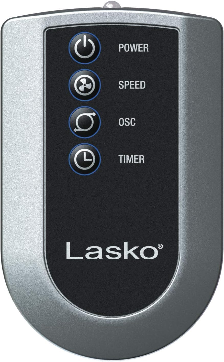 Lasko Oscillating Tower Fan with Remote Control and Timer - Quiet Standing Fan for Bedroom, Office, and Home - 3 Speeds - Powerful Cooling Air - 2510 - 36" Tall - White