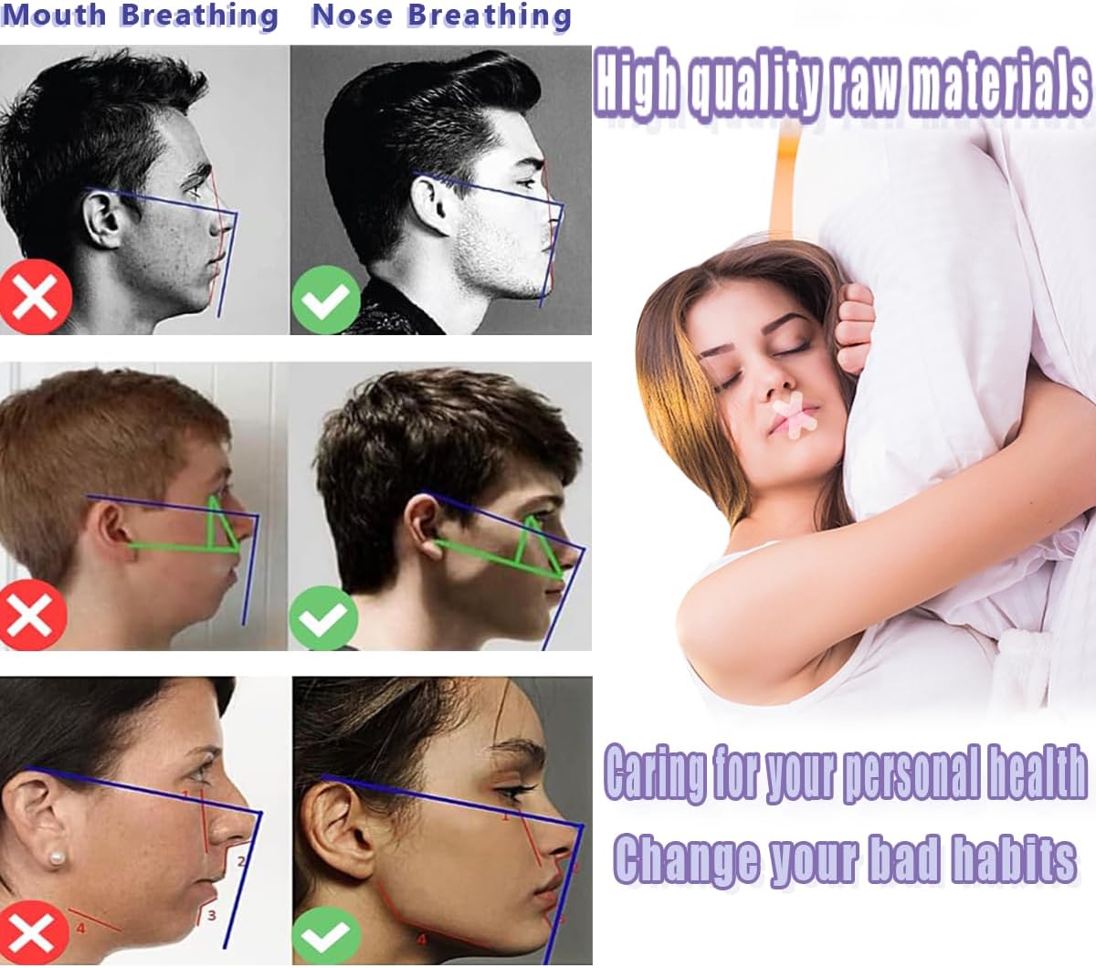 120 Pack Mouth Tape for Sleeping - Gentle Comfortable Premium Tape - Latex Free Medical Tape,Transparent Latex Free ,Comfortable and Gentle Skin Tape