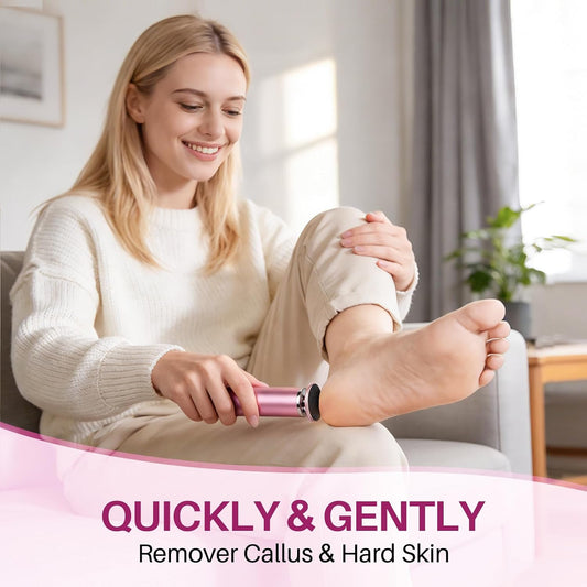 LIONVISON Electric Foot Callus Remover: Adjustable Speed Foot File