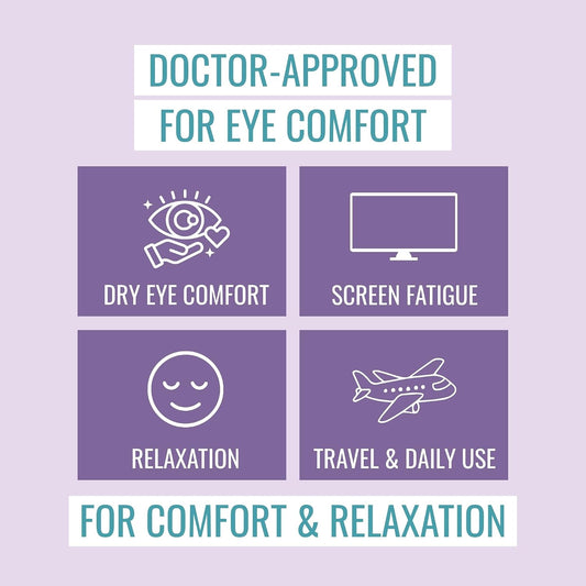 NOVEHA Self Heating Steam Eye Mask for Dry Eyes 30PCs Air-Activated Steam Eye Mask, Warm Compress for Ease Daily Strain, Eye Relaxation, Travel & Spa Use, Soothing Moist Heat for Tired & Stressed Eyes